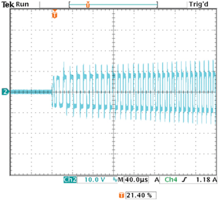 Input voltage waveform to the MR16